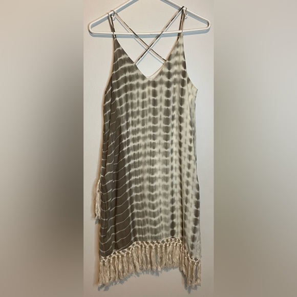 NWOT ENTRO BOHO TYE DYE DRESS SMALL - Picture 4 of 9